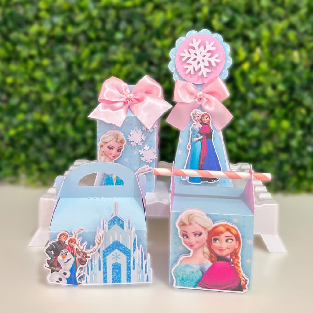 Referência de papelaria e kit festa Frozen