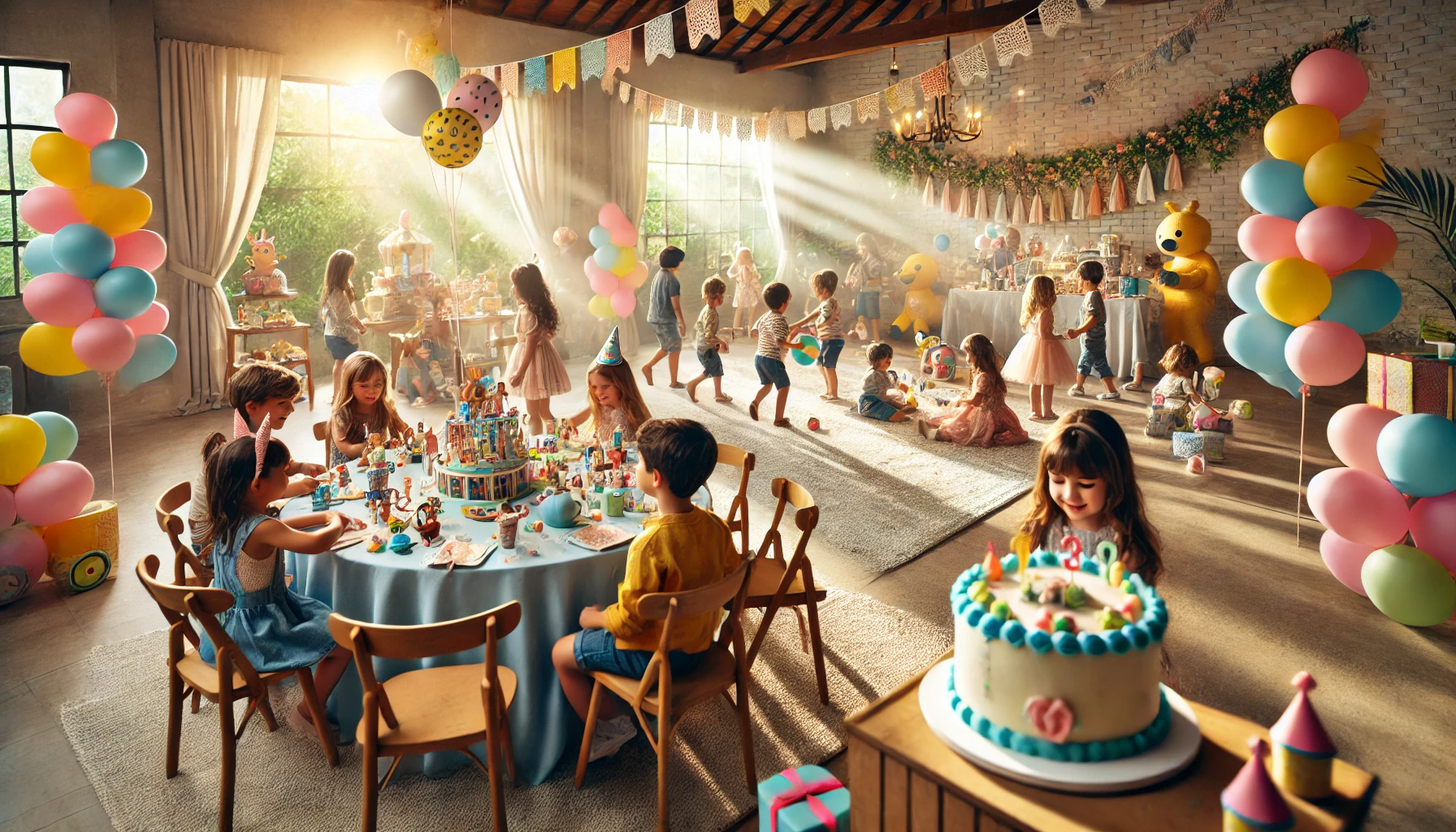Imagem editorial de inspiração para uma festa infantil