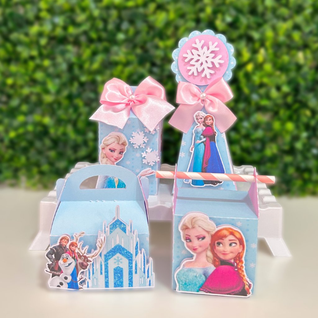 Referência de papelaria e kit festa Frozen